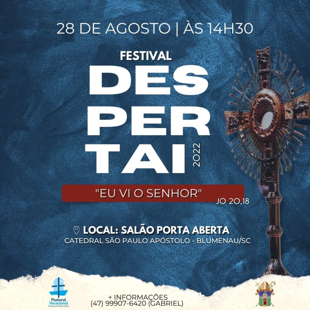 Despertai Encontro Vocacional Confira Convite Detalhes