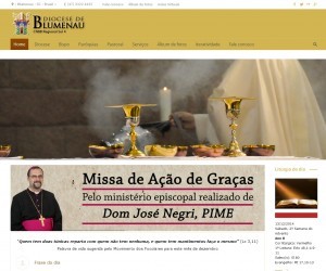 Novo site da Diocese de Blumenau